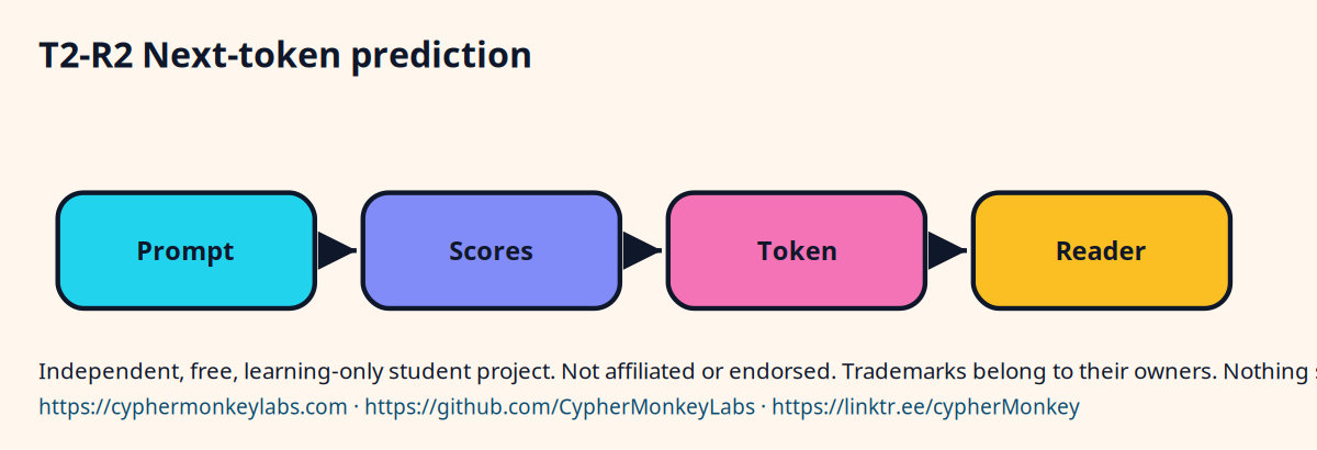 T2-R2 Next-token prediction
